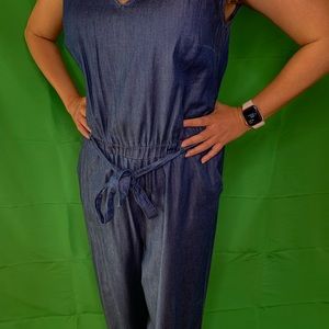 Jean Silk Jumpsuit